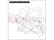 Harley-Davidson 2007 VRSC VRSCX SCREAMIN' EAGLE V-ROD  - VRSCX EXHAUST SYSTEM - VRSCD, VRSCR