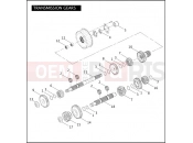 Harley-Davidson 2006 CVO/CUSTOM CVO FAT BOY  - FLSTFSE2 TRANSMISSION GEARS