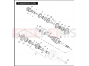 TRANSMISSION GEARS - Harley-Davidson DYNA STREET BOB - FXDBI 2006
