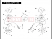 Harley-Davidson 2006 DYNA DYNA SUPER GLIDE CUSTOM  - FXDCI HANDLEBAR SWITCHES