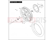 Harley-Davidson 2006 DYNA DYNA SUPER GLIDE  - FXDI FRONT WHEEL - CAST