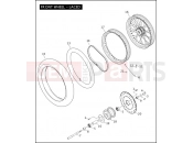 Harley-Davidson 2006 DYNA DYNA SUPER GLIDE  - FXDI FRONT WHEEL - LACED