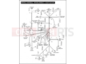 Harley-Davidson 2006 SIDECAR FLHT/I SIDECAR  - SIDECAR FOR FLHT/I WIRING HARNESS, INTERCONNECT - FLHT & FLHX
