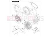 Harley-Davidson 2006 SOFTAIL NIGHT TRAIN  - FXSTBI FRONT WHEEL
