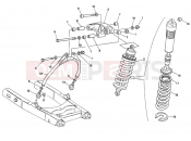 DUCATI 2000 Monster 750 REAR SHOCK ABSORBER » SWING ARM
