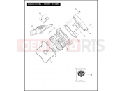 Harley-Davidson 2006 VRSC VRSCA V-ROD  - VRSCA CAM COVERS - FRONT SHOWN