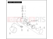 Harley-Davidson 2006 VRSC VRSCA V-ROD  - VRSCA FRONT TURN SIGNALS