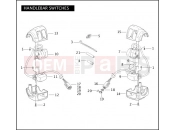 Harley-Davidson 2006 VRSC VRSCA V-ROD  - VRSCA HANDLEBAR SWITCHES
