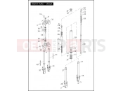 Harley-Davidson 2006 VRSC VRSCA V-ROD  - VRSCA 105 FRONT FORK - VRSCR