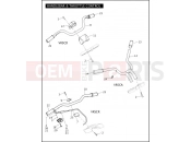 Harley-Davidson 2006 VRSC VRSCD NIGHT ROD  - VRSCD 105 HANDLEBAR & THROTTLE CONTROL