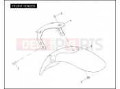 Harley-Davidson 2005 CVO/CUSTOM CVO V-ROD  - VRSCSE FRONT FENDER