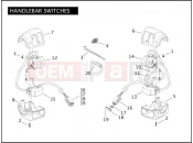 Harley-Davidson 2005 DYNA DYNA SUPER GLIDE  - FXD HANDLEBAR SWITCHES