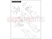 HARLEY-DAVIDSON DYNA SUPER GLIDE CUSTOM  - FXDCI SEATS & SISSY BAR