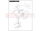 Harley-Davidson 2005 DYNA DYNA LOW RIDER  - FXDL FUEL TANK - CARBURETOR