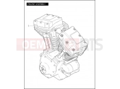 Harley-Davidson 2005 DYNA DYNA LOW RIDER  - FXDLI ENGINE ASSEMBLY - TWIN CAM 88â¢