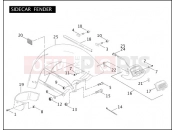 Harley-Davidson 2005 SIDECAR ULTRA SIDECAR  - SIDECAR FOR ULTRA SIDECAR FENDER