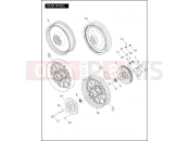 Harley-Davidson 2005 SOFTAIL HERITAGE SOFTAIL CLASSIC SHRINE  - FLSTCI SHRINE REAR WHEEL