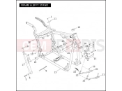 Harley-Davidson 2005 SOFTAIL FAT BOY SHRINE  - FLSTFI SHRINE FRAME & JIFFY STAND