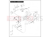 Harley-Davidson 2005 SOFTAIL FAT BOY SHRINE  - FLSTFI SHRINE FUEL TANK - CARBURETOR