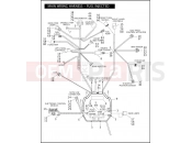 Harley-Davidson 2005 SOFTAIL FAT BOY SHRINE  - FLSTFI SHRINE WIRING HARNESS, MAIN - FUEL INJECTED (1 OF 2)