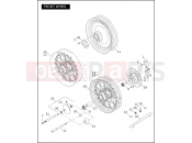 Harley-Davidson 2005 SOFTAIL SOFTAIL DELUXE  - FLSTNI FRONT WHEEL (2 OF 2)