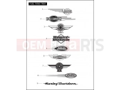Harley-Davidson 2005 SOFTAIL SOFTAIL DELUXE  - FLSTNI FUEL TANK TRIM