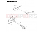Harley-Davidson 2005 SOFTAIL NIGHT TRAIN  - FXSTBI TAIL LAMP - FXSTD/I