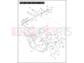 FRAME, REAR FORK & JIFFY STAND (2 OF 2) - Harley-Davidson ROAD KING - FLHRI 2005