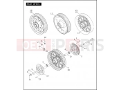 Harley-Davidson 2005 TOURING ROAD KING CUSTOM  - FLHRS REAR WHEEL