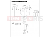 Harley-Davidson 2005 TOURING ULTRA CLASSIC  - FLHTCUI WIRING HARNESS - ULTRA SIDECAR