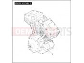 Harley-Davidson 2005 TOURING ROAD GLIDE  - FLTRI ENGINE ASSEMBLY - TWIN CAM 88â¢