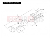 Harley-Davidson 2005 TOURING ROAD GLIDE  - FLTRI FRONT BRAKE CALIPER