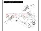 Harley-Davidson 2005 VRSC VRSCA V-ROD  - VRSCA SHOCK ABSORBERS - HYDRAULIC