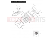 HARLEY-DAVIDSON VRSCA V-ROD 98  - VRSCA 98 CAM COVERS - FRONT SHOWN