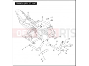 HARLEY-DAVIDSON VRSCA V-ROD 98  - VRSCA 98 FRAME & JIFFY STAND