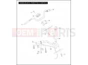 HARLEY-DAVIDSON VRSCA V-ROD 98  - VRSCA 98 HANDLEBAR & THROTTLE CONTROL