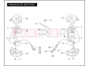 HARLEY-DAVIDSON VRSCA V-ROD 98  - VRSCA 98 HANDLEBAR SWITCHES