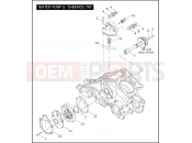 Harley-Davidson 2005 VRSC VRSCB V-ROD 98  - VRSCB 98 WATER PUMP & THERMOSTAT