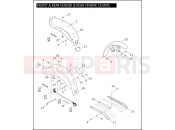 Harley-Davidson 2004 DYNA DYNA SUPER GLIDE  - FXD FRONT & REAR FENDER & REAR FENDER COVERS