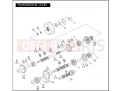 Harley-Davidson 2004 DYNA DYNA SUPER GLIDE  - FXD TRANSMISSION GEARS