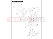 HARLEY-DAVIDSON DYNA SUPER GLIDE  - FXDI FRAME & JIFFY STAND