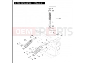 HARLEY-DAVIDSON DYNA SUPER GLIDE  - FXDI SHOCK ABSORBERS - HYDRAULIC