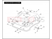 Harley-Davidson 2004 SIDECAR FLHRS/I SIDECAR  - SIDECAR FOR FLHRS/I LUGGAGE BOX (COVER)