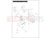 HARLEY-DAVIDSON FAT BOY  - FLSTF FUEL TANK - FXSTD - CARBURETOR