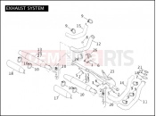 Harley-Davidson 2004 SPORTSTER SPORTSTER 1200 CUSTOM  - XL1200C EXHAUST SYSTEM