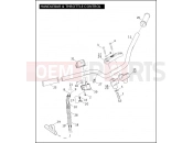 Harley-Davidson 2004 SPORTSTER SPORTSTER 1200 CUSTOM  - XL1200C HANDLEBAR & THROTTLE CONTROL