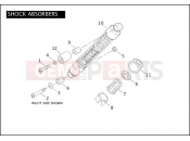 Harley-Davidson 2004 SPORTSTER SPORTSTER 1200 CUSTOM  - XL1200C SHOCK ABSORBERS