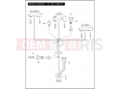 Harley-Davidson 2004 TOURING ROAD KING CUSTOM  - FLHRS WIRING HARNESS - ULTRA SIDECAR