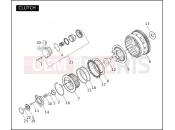 Harley-Davidson 2004 VRSC VRSCA V-ROD 98  - VRSCA 98 CLUTCH