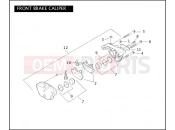 Harley-Davidson 2004 VRSC VRSCA V-ROD 98  - VRSCA 98 FRONT BRAKE CALIPER